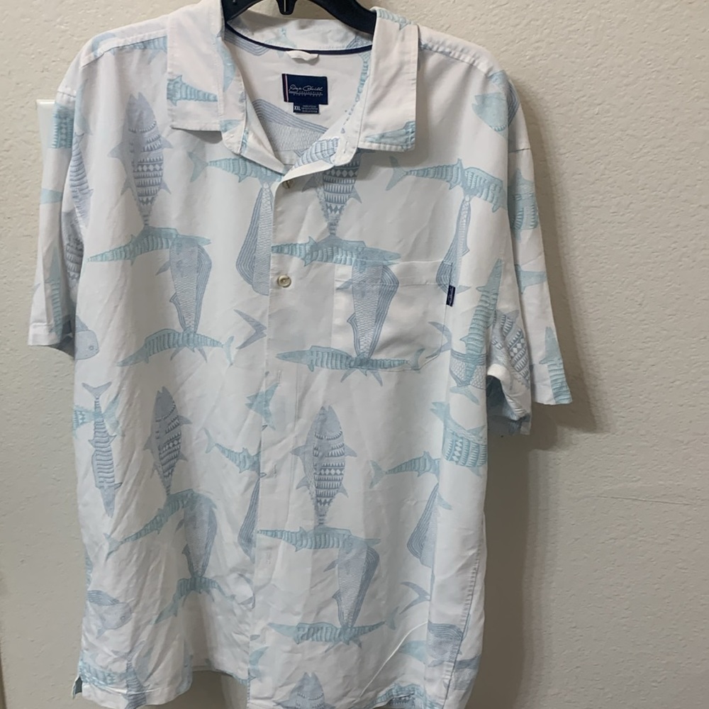 Jack O'neill Men XXL Casual Button Down Shirt Short Sleeve summer vacay spring - Picture 2 of 6